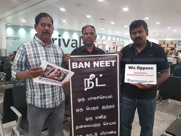 protest against Edappadi Palanisamy london